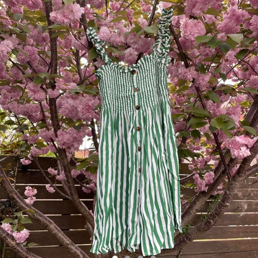 Striped Faithfull the Brand Mika minidress 🍀